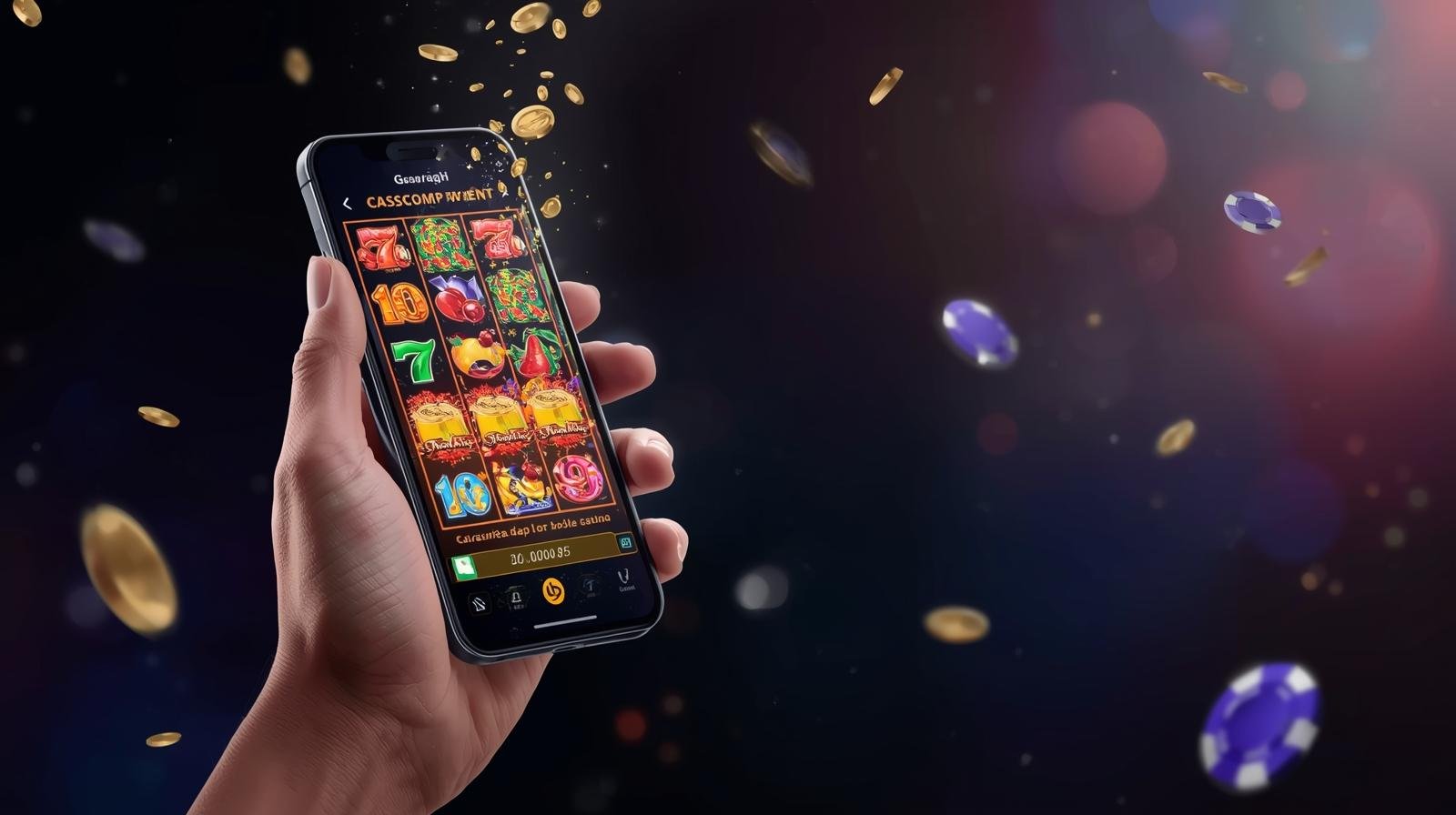 A Filipino player using GCash while playing slots on mobile Nustargame Online