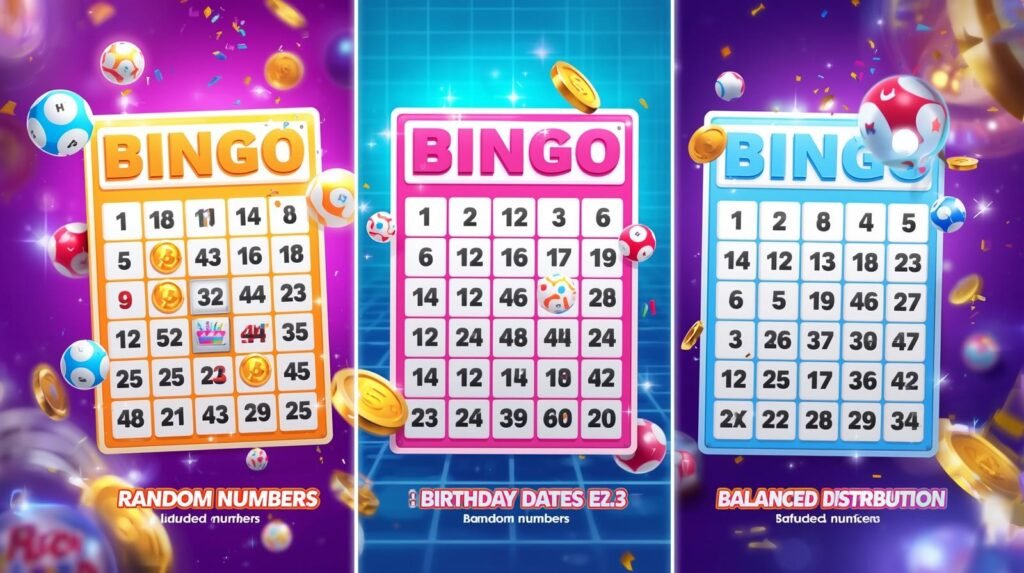 Different types of lucky bingo card number strategies at Nustargame Online