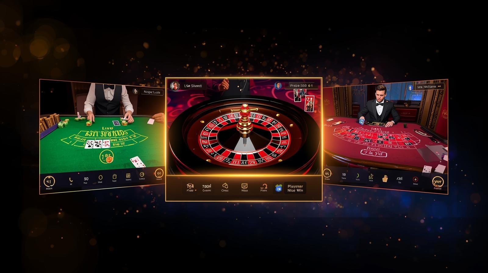 Live casino game options at Nustargame – blackjack, roulette, baccarat