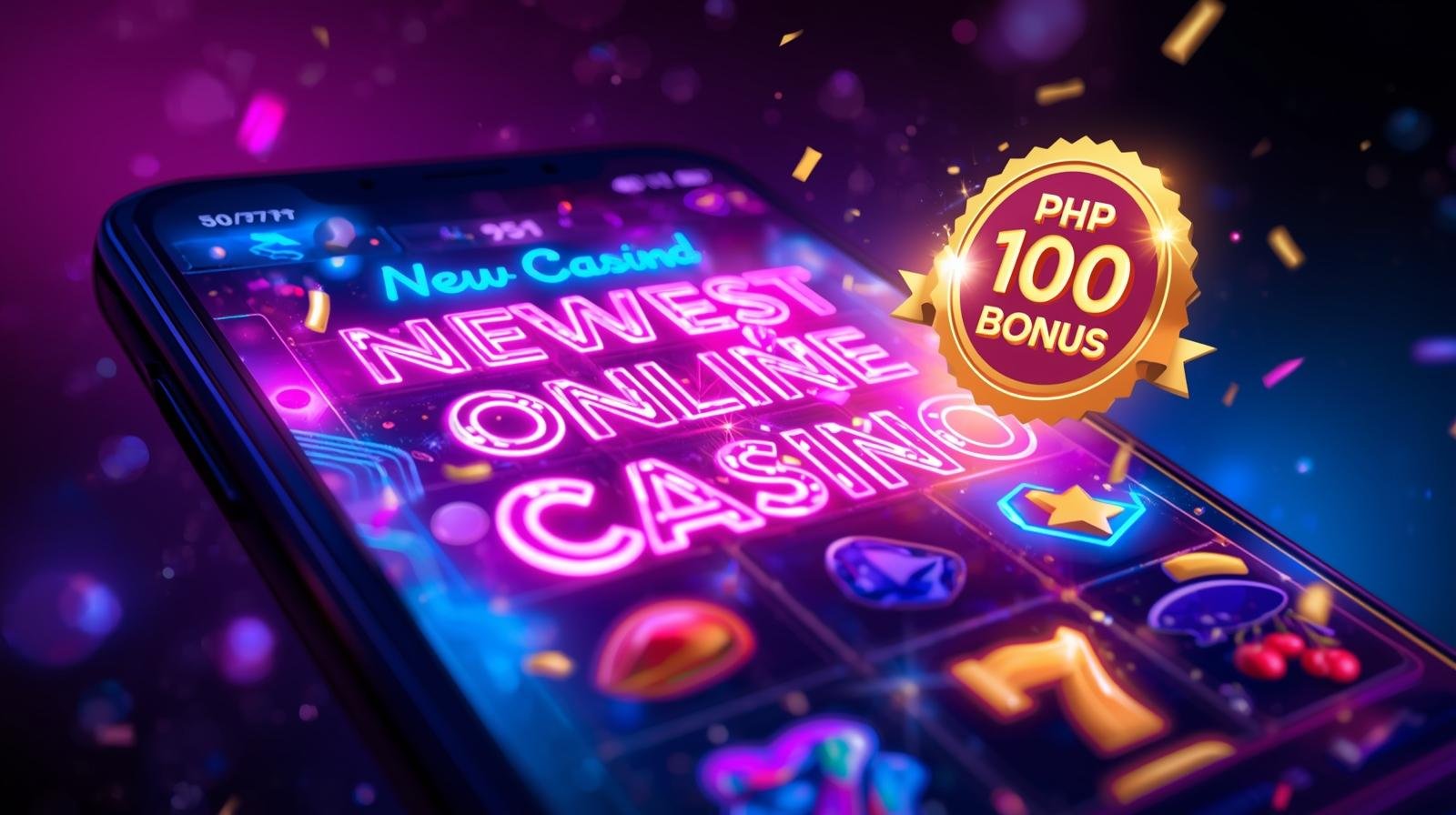 Newest online casino interface on mobile with bonus alert and modern games Nustargame Online
