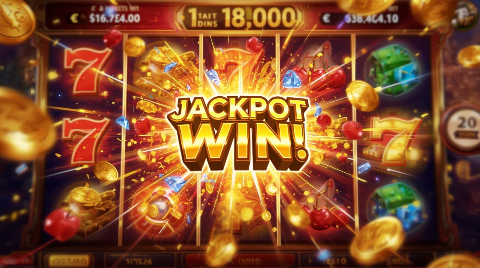 Slot machine gameplay with big win at Nustargame Online
